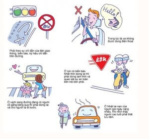 Quy tắc dành cho người lái xe máy, ô tô trong văn hóa giao thông Nhật Bản