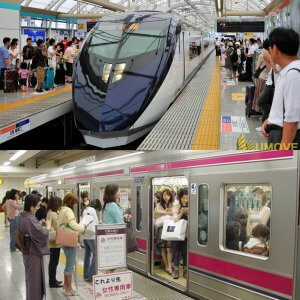 Lối đi riêng dành cho người tàn tật - một nét văn hóa giao thông tàu điện ở Nhật
